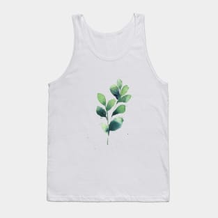 Modern leaf art, Abstract plant illustraiton 1 Tank Top